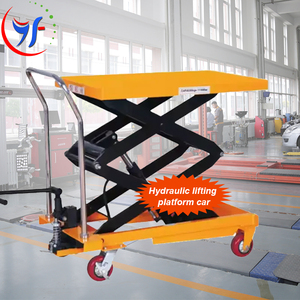 Carro elevador de tijera, mecanismo de elevación de mesa Manual, plataforma elevadora hidráulica, mesas elevadoras manuales de tijera - Product Image 4