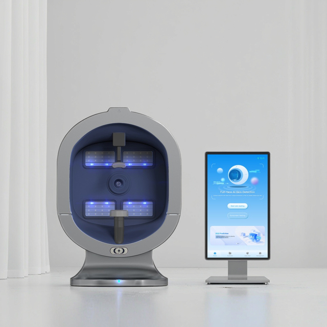 15.6 Inch 3D X5 Model AI Skin Scanner Beauty Digital Facial Skin Analyzer Machine with HD Scalp Detection Salon Use Equipment