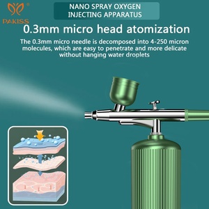 Injecteur d'oxygène facial électrique rechargeable par USB PAKISS, <span class=keywords><strong>brume</strong></span> fine haute pression pour usage domestique et activités de plein air - Product Image 3