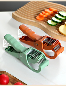 Salad Cutter <b>Chopper</b> Portable Manual Fruit Slicer Creative <b>Vegetable</b> Slicer Kitchen Gadgets Chopping Tool Press Fruit Slicer - Product Image 5