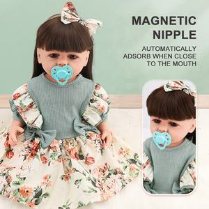 Zhorya Lovely <span class=keywords><strong>Reborn</strong></span> Baby Dolls Cuerpo <span class=keywords><strong>entero</strong></span> <span class=keywords><strong>Silicona</strong></span> 55 CM Simulación realista Girl <span class=keywords><strong>Reborn</strong></span> Doll Realista - Product Image 3