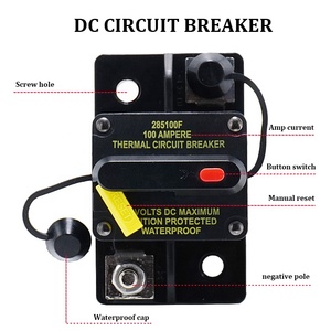 Disjoncteur DC à montage en surface, protection contre les surtensions de l'allumage, 40A-300A |   12V/24V/48V pour l'audio automobile et les bateaux marins |    Certifié - Product Image 3