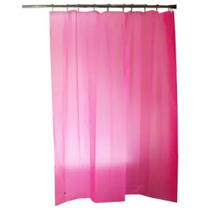 Groothandel Douchegordijn Liners Pure Kleur Peva 70 "* 72" Roze Douchegordijn