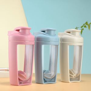 Vaso Mezclador Creativo de Doble Capa con Asa, Diseño Moderno, Gran Capacidad, Portátil, para Deportes y Fitness, para Mezclar Proteínas en Polvo - Product Image 2