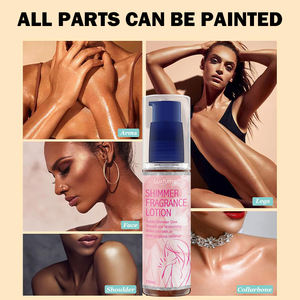 Fragancia Brillo Loción corporal Resaltador Maquillaje <span class=keywords><strong>Hidratante</strong></span> Iluminador Piel Brillo Loción - Product Image 2