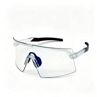 Lunettes de soleil surdimensionnées avec monture PC personnalisée, verres anti-lumière bleue, protection UV polarisée et résistance aux chocs pour la randonnée et le cyclisme