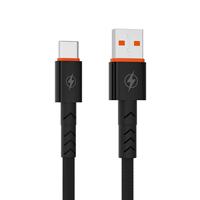 Harga pabrik 1m jaket nilon kabel USB Tipe C multifungsi kabel Data Braid shielder 3A pengisian cepat kamera perangkat daya