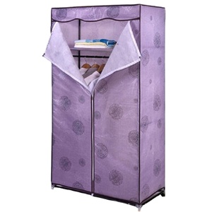 Thiết Kế Hiện Đại Canvas Treo Đường Sắt Và Kệ Quần Áo Lưu Trữ Vải Tủ Quần Áo - Product Image 1