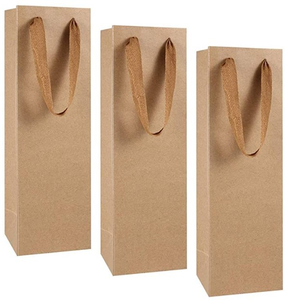 زجاجة نبيذ ، ورق كرافت مزدوج ، ورق بني مطبوع حسب الطلب ، معتمدة من مجلس رعاية الغابات (Fsc) للبيع بالجملة ، للمشروبات ، زجاجة بيرة النبيذ الأحمر - Product Image 3