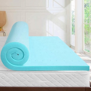 Surmatelas orthopédique compressé pour lit <span class=keywords><strong>futon</strong></span> au sol Matelas pliable en mousse à mémoire de forme en gel - Product Image 5
