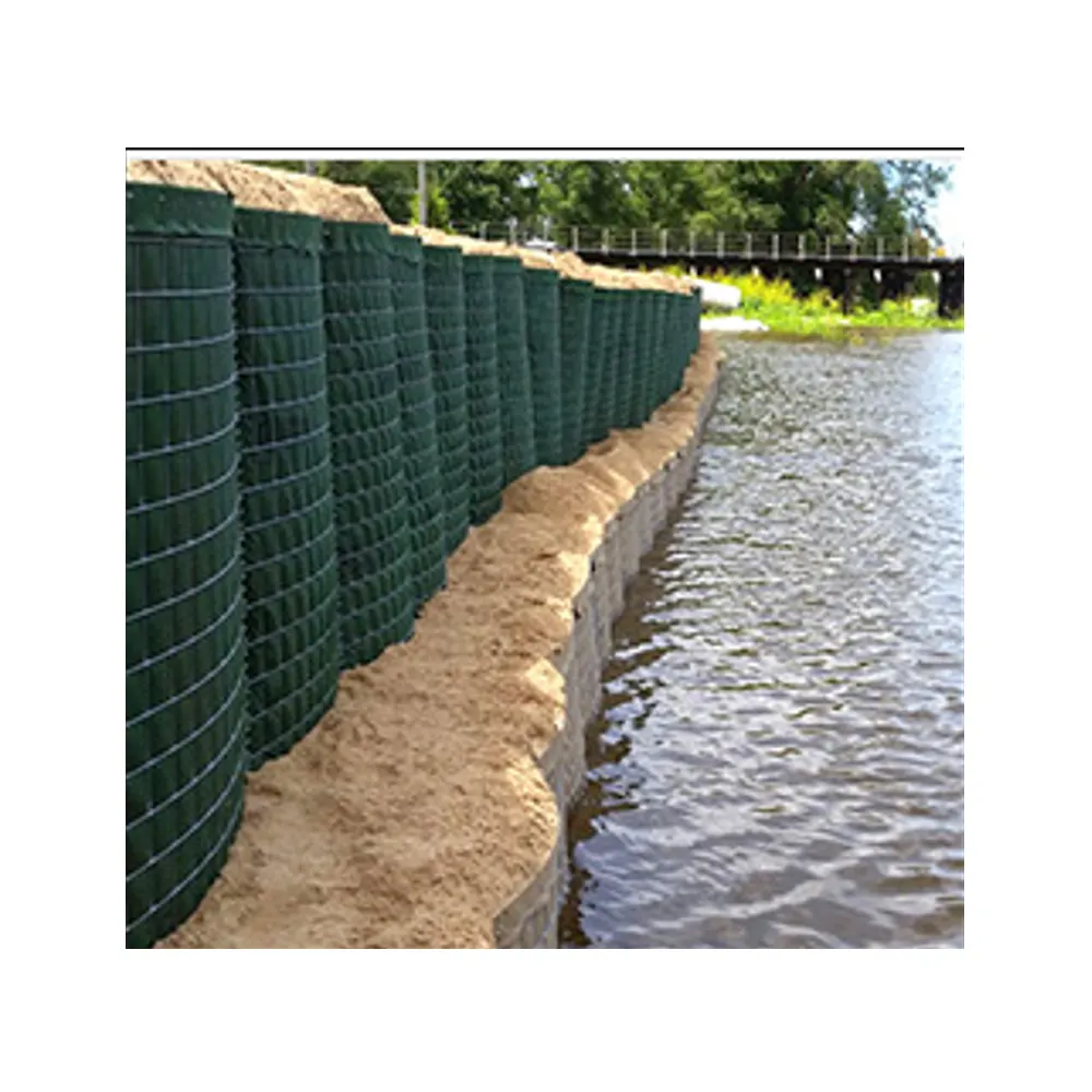 Barrière de défense en fil de 5mm, prix Direct usine, boîte de Gabion en maille soudée