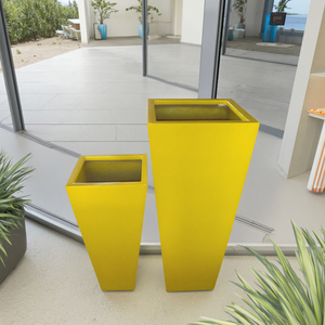 Juego de macetas y macetas de fibra de vidrio para jardín de 2 piezas de alta calidad para plantas y flores - Product Image 2