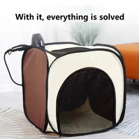 Inne — sèche-cheveux pour animaux de compagnie, Portable et pliable, accessoire de toilettage, mains libres, Cage pour chat/chien