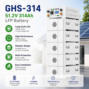 แบตเตอรี่ลิเธียมไอรอนฟอสเฟตแบบเรียงซ้อนได้ รุ่น 768V ซีรีส์ ESS 51.2V 314Ah 280Ah สำหรับระบบออนกริด/ออฟกริด 6000+ รอบการใช้งาน อายุการใช้งาน 15 ปี ออกแบบโดย <span class=keywords><strong>BECC</strong></span> BESS สำหรับอุตสาหกรรม - Product Image 2