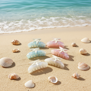 Fermaglio per capelli Angelina Starfish Claw Clip 9 cm con decorazione di perle per donne e ragazze - Product Image 5