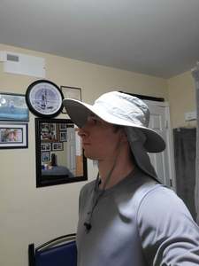 Sombrero para el Sol con Protección Solar UPF50+ de Malla 100% Algodón con Estampado Digital, Ala Ancha y Solapa para el Cuello, Unisex, Informal, para Viajes, Pesca, Ciclismo y Uso Diario - Product Image 5