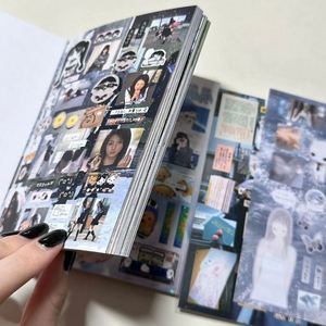 Livre d'autocollants créatifs colorés, matériel décoratif DIY, autocollants INS Wind pour enfants - Product Image 4