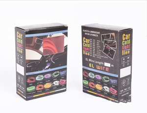 Tira de Luces LED Decorativas, Línea de Luz Fría <span class=keywords><strong>EL</strong></span>, Lámpara Decorativa Flexible de Neón para Automóvil, Luces de Ambiente para Interior de Coche - Product Image 6