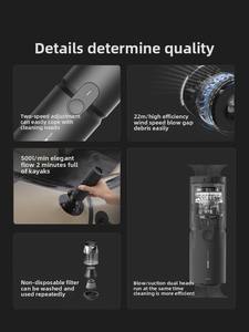 Aspiradora Inalámbrica para Automóvil HOTO Tools, Aspiradora de Mano Portátil <span class=keywords><strong>Mini</strong></span> de Alta Succión |   Proveedor de <span class=keywords><strong>XIAOMI</strong></span> - Product Image 5