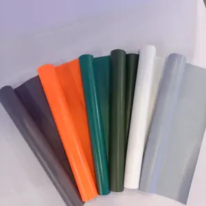 Kain terpal dilaminasi kain jala laminasi triko Pvc bening 100% poliester pvc rajutan jala