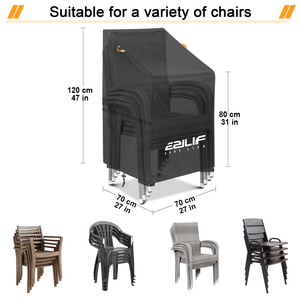 <strong>Deck</strong> Furniture <strong>Cover</strong> for Rain and Shade Including <strong>Chair</strong> Weather Resistant Breathable Tear Proof Outdoor Patio Protective <strong>Cover</strong> - Product Image 5