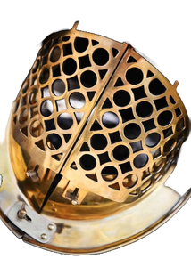Casco de Centurión Romano Hecho a Mano, Accesorio Decorativo de Metal para Disfraces, Festivales, Reenactaciones, Fotografía y Coleccionismo - Product Image 5