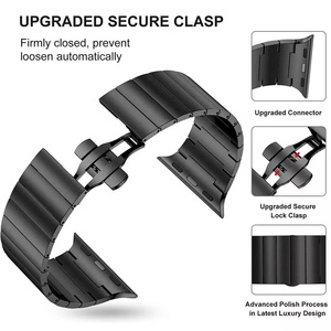 สายนาฬิกาสเตนเลสสตีลและตัวป้องกันหน้าจอ TPU แบบ Electroplated สำหรับ <span class=keywords><strong>Apple</strong></span> Iwatch 7/6/5/4/3/<span class=keywords><strong>2</strong></span>/1 /<span class=keywords><strong>Se</strong></span> - Product Image 3