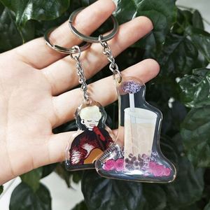 Best Custom Printed Acrylic Keychain Kawaii Bulk Acrylic Charms <b>Key</b> <b>Chain</b> <b>Plastic</b> Clear Anime Figure Acrylic Keychain - Product Image 5