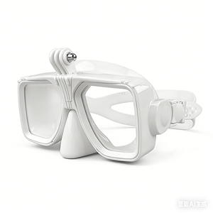 Maschera in Silicone per Apnea, Maschera per Snorkeling per Adulti, Maschera da Immersione, Accessori per Nuoto, Cuffia da Nuoto in Silicone - Product Image 6