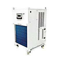 Refroidisseur d'huile industriel haute précision 2500W 1HP avec pompe sans réservoir pour refroidissement de broches CNC, stations hydrauliques, boîtes de vitesses, EDM 220V