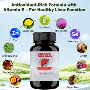 OEM Capsules d'extrait de chardon-Marie biologique Suppléments à base de plantes pour le soutien de la <span class=keywords><strong>vésicule</strong></span> <span class=keywords><strong>biliaire</strong></span> et du <span class=keywords><strong>foie</strong></span> au curcuma et à la betterave pour adultes - Product Image 2