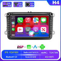 MeiHua 7 8 9 VW perillas Android pantalla táctil navegación GPS reproductor Multimedia para Volkswagen Magotan Sagitar Santana Carplay