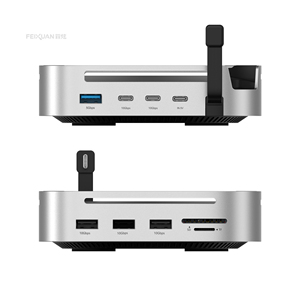 Support en alliage d'aluminium M4 Computer Interface Expansion M.2 Hard Drive Enclosure with Docking Station for <span class=keywords><strong>Mac</strong></span> Mini M4 - Product Image 1