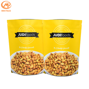 Pochette debout zip-lock imprimée personnalisée Sacs d'emballage en plastique mylar pour chips d'arachide de Judi Foods Impression gravure PE-BDd QC recyclable - Product Image 1