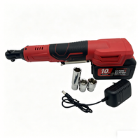 Clé à cliquet sans fil compacte et fine 21V pour bricolage, poignée antidérapante, alimentation au lithium pour espaces restreints, réparation automobile