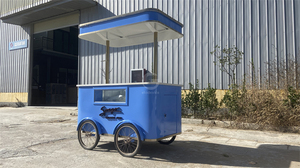 Nuevo Carro de helados de mano <span class=keywords><strong>Popular</strong></span> con fregadero Venta de helados de calle a la venta Carrito de helados de helado