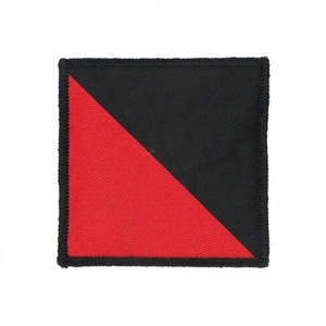 Écusson Dada 9 Regiment bleu ciel et bleu foncé en tissu parachute tissé, patch DZ 3D personnalisé à coudre ou thermocollant avec épingle de sûreté DC-WP-714, badges de luxe - Product Image 4