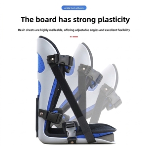 Attelle de nuit orthopédique anti-rotation pour <span class=keywords><strong>pied</strong></span> tombant, 0,4 kg, avec doublure amovible et plaque stabilisatrice en acier, pour la récupération après une chirurgie de la tête fémorale - Product Image 5