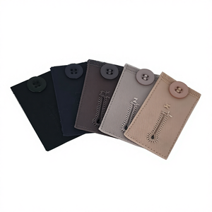 Boucle d'extension <span class=keywords><strong>pour</strong></span> pantalon en jean enduit, avec attaches à clip et bouton de rallonge de taille réglable – Offre spéciale - Product Image 1