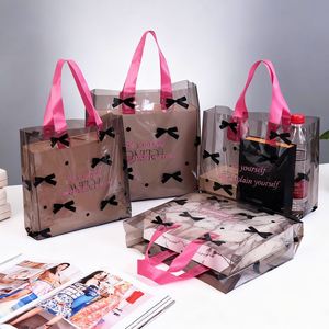 Bolsa de Plástico Transparente con Diseño Bonito, Impermeable, Reutilizable, para Empaque Minorista de Ropa de Moda, Regalos de Dama de Honor y Regalos Navideños - Product Image 4