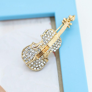 เข็มกลัดมุกสไตล์เกาหลีวินเทจคุณภาพสูงปักเพชรเม็ดดอกไม้ช่อดอกไม้กันลื่น - Product Image 3