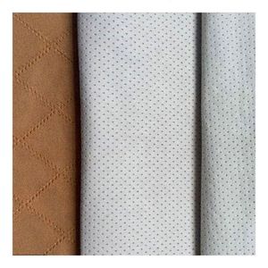 <span class=keywords><strong>Tissu</strong></span> d'<span class=keywords><strong>ameublement</strong></span> jacquard en suède warp 100 % polyester, économique, pour vêtements, sièges de voiture et canapés - Product Image 3