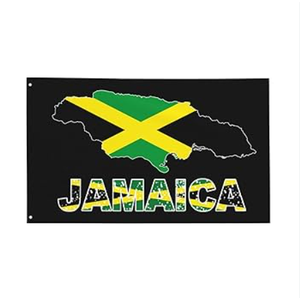 Bandera de <span class=keywords><strong>Jamaica</strong></span> Personalizada al por Mayor de 3 x 5 pies, Impresión de Alta Calidad, No se Desvanece Fácilmente, Viene con Dos Hebillas de Cobre - Product Image 6