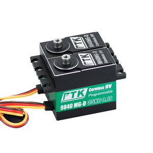 Servo Digital Impermeable PTK 9840 MG-D HV con Engranajes Metálicos <span class=keywords><strong>de</strong></span> 35 kg para Coche RC, Barco y Avión, Kit <span class=keywords><strong>de</strong></span> Modelo, Piezas y Accesorios RC para Bricolaje - Product Image 4