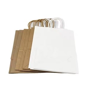 Sacs en papier kraft brun écologiques personnalisés en gros pour la livraison de pizzas et de sushis avec impression offset - Product Image 5