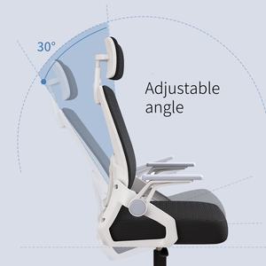 एक कंप्यूटर कुर्सी जो घर और कार्यालय दोनों के लिए कार्यालय में लंबे समय तक बैठने के लिए अपने कोण को घुमा और समायोजित कर सकता है। - Product Image 5