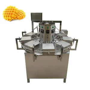 Biscuit Ice Cream Cone Waffle Cookie Making Edible Coffee Cup Maker Machine