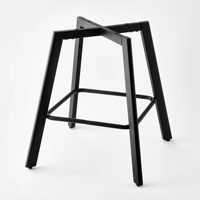Pied de chaise polyvalent Accessoires de tabouret de bar Pied de meuble de patio en métal et acier Pied de tabouret de restaurant Pied de chaise