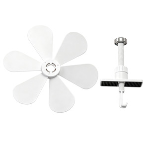 Ventilateur de climatiseur universel à six pales, diffuseur d'air réglable, en plastique blanc, installation facile - Product Image 2