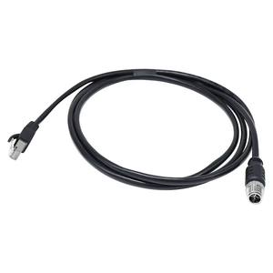 Nuevo diseño a prueba de agua blindado eléctrico M12 macho 8pin X código enchufe Cable a conectores rectos RJ45 IP67 - Product Image 6